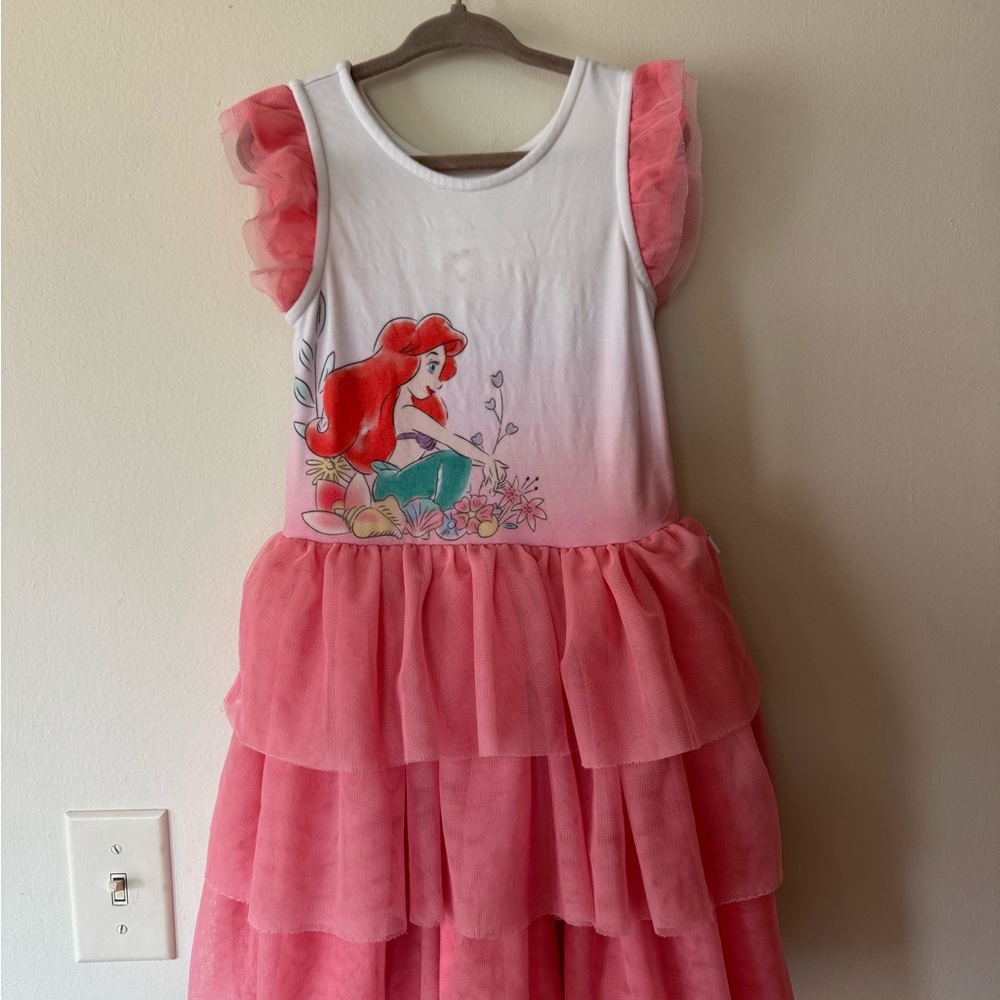 Little Sleepies Pink Tiered Ariel Tulle Dress